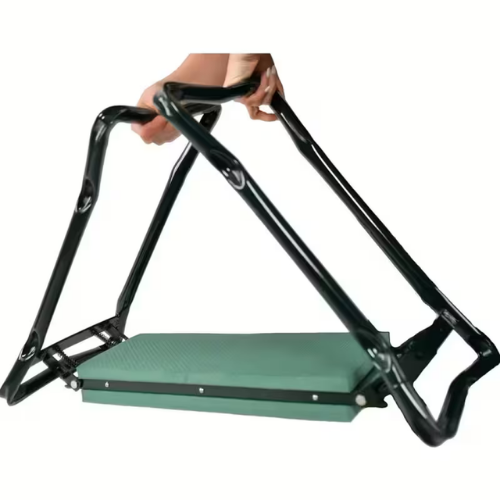 ™Gavronel | שרפרף כריעה מתקפל לגינה, ריפוד ספוג ומסגרת מתכת חזקה