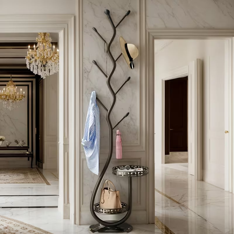 ™Coatree | מתלה כובעים ומעילים דו-שכבתי – מתכת מודרני