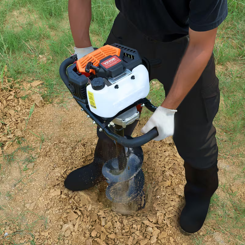 ™Holeva | מקדח אדמה עם ביטים – כולל מוט הארכה